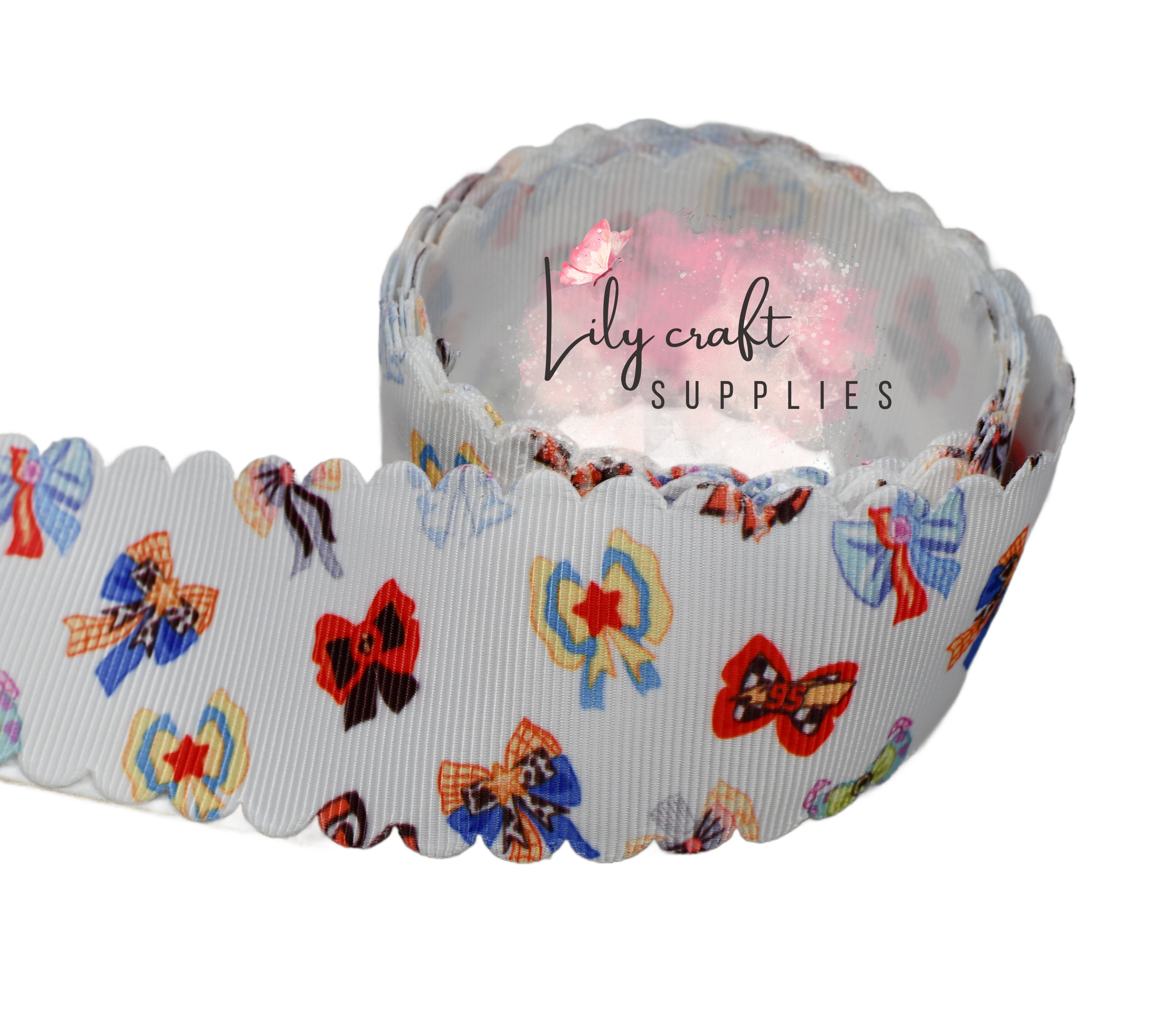 Bow style scalloped