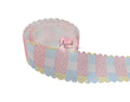 Pastel patchworks scalloped