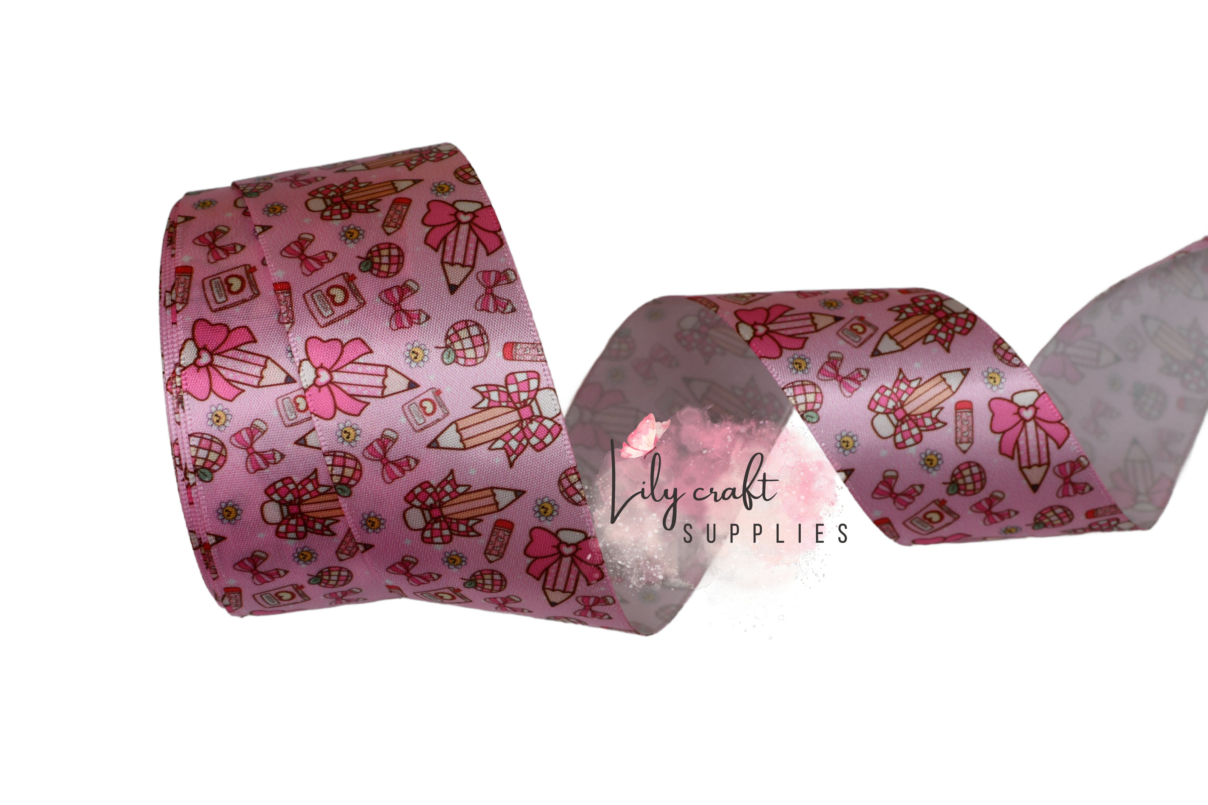 Satin - Back to school print