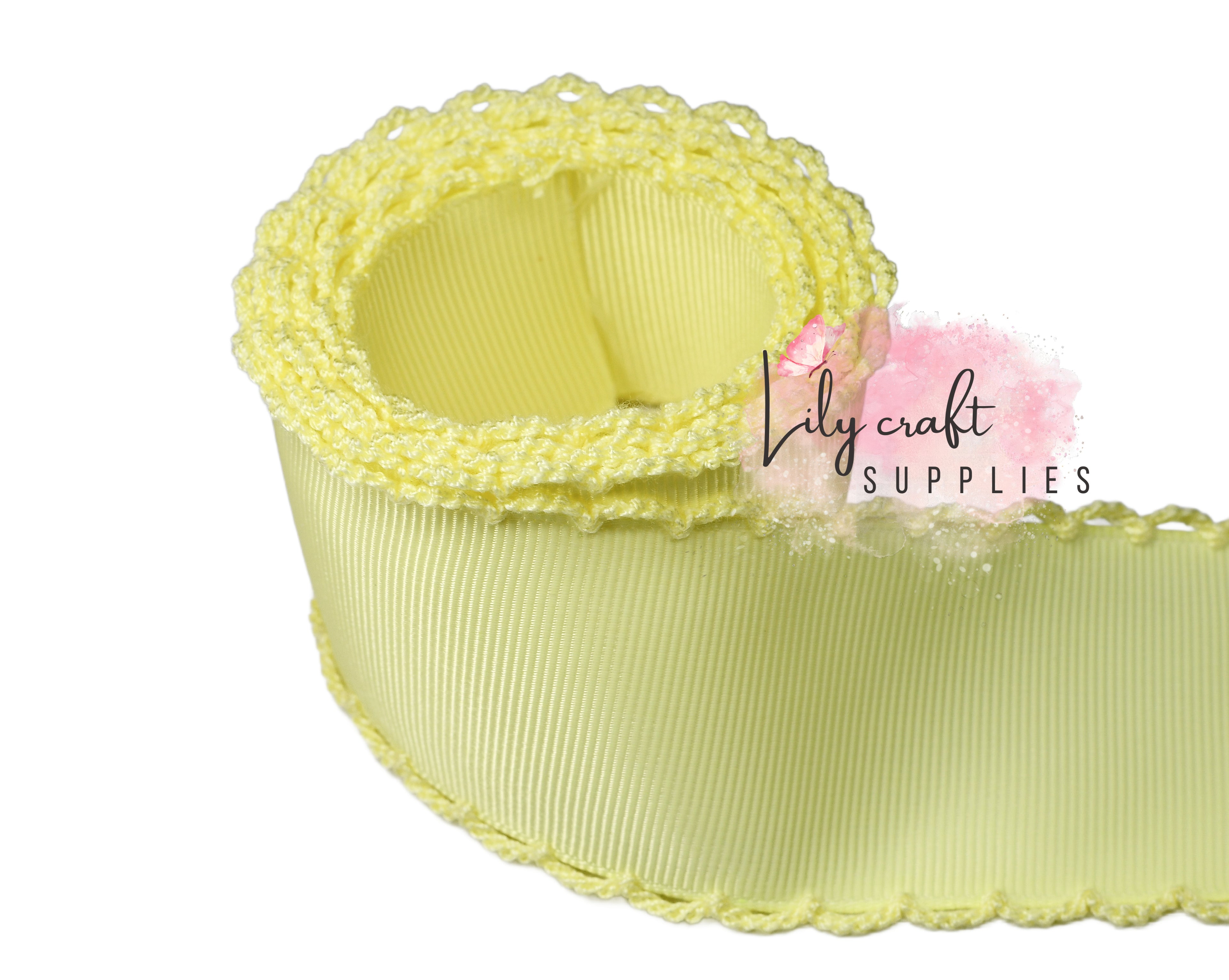 Baby maize with matching moonstitch - Grosgrain