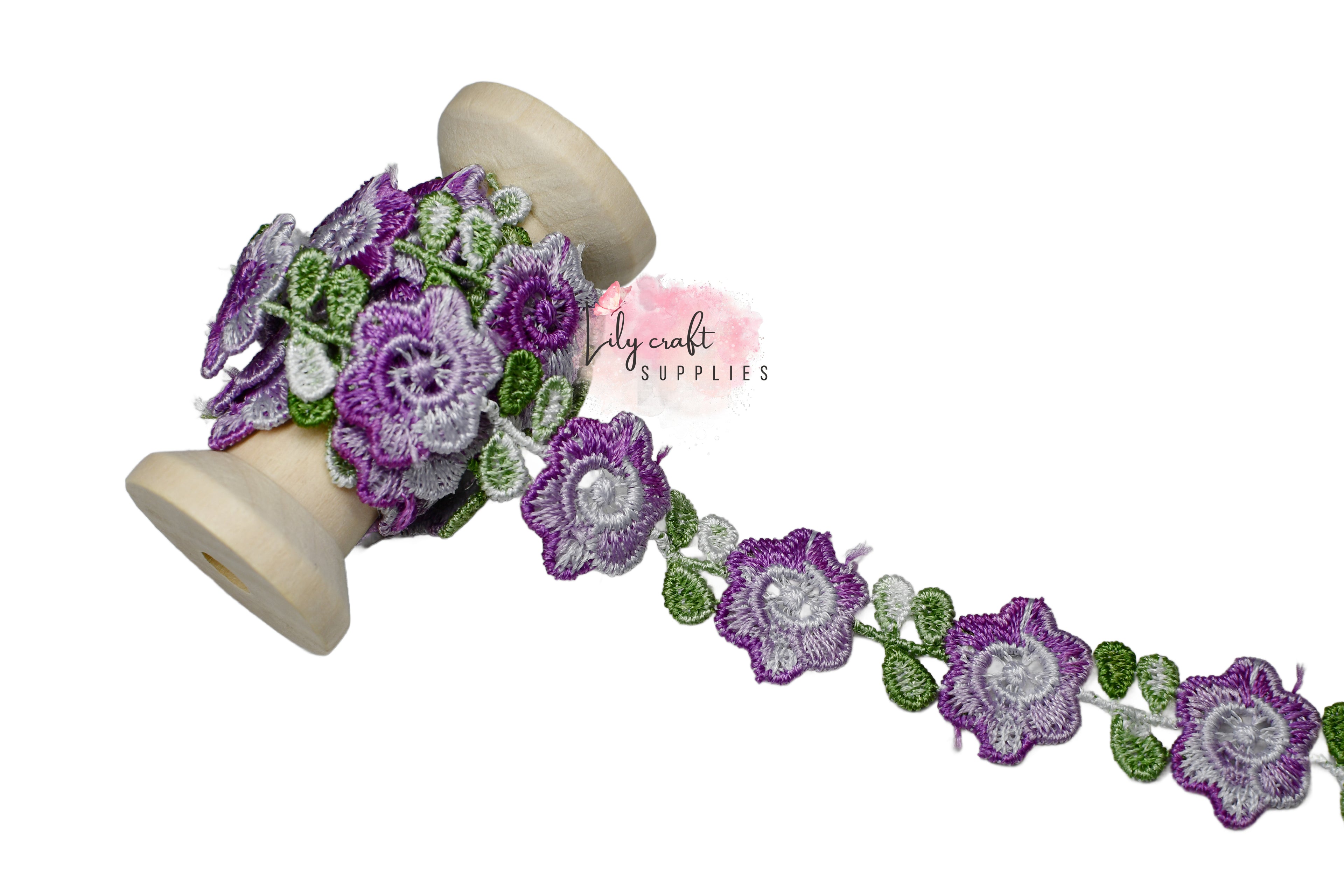 Floral Lavender trim