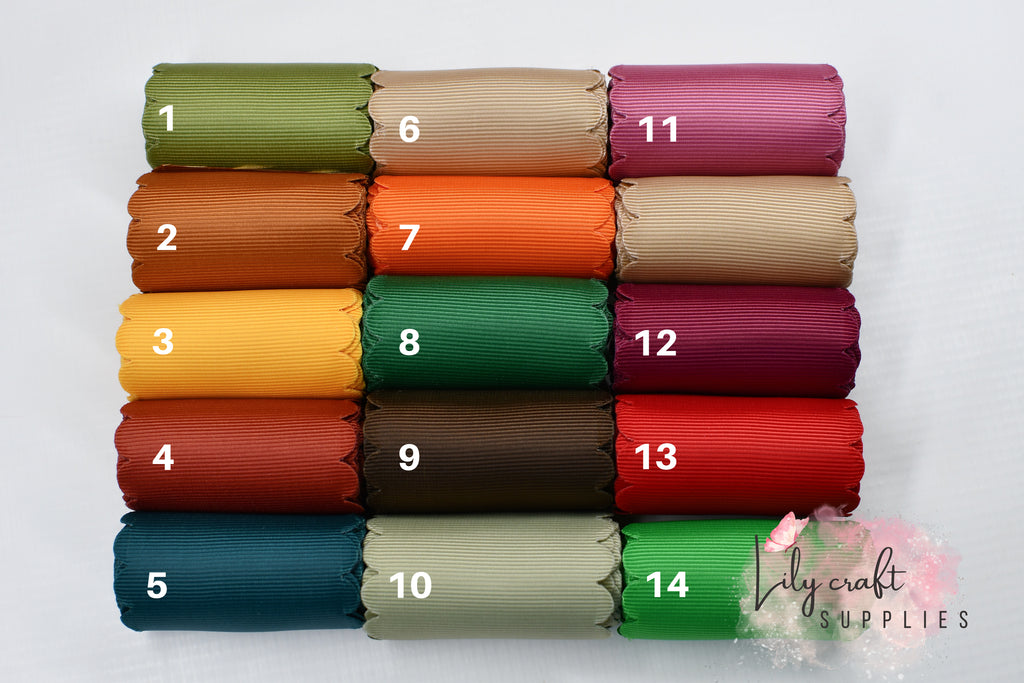2.24"-2.25" Fall Colors - Scalloped