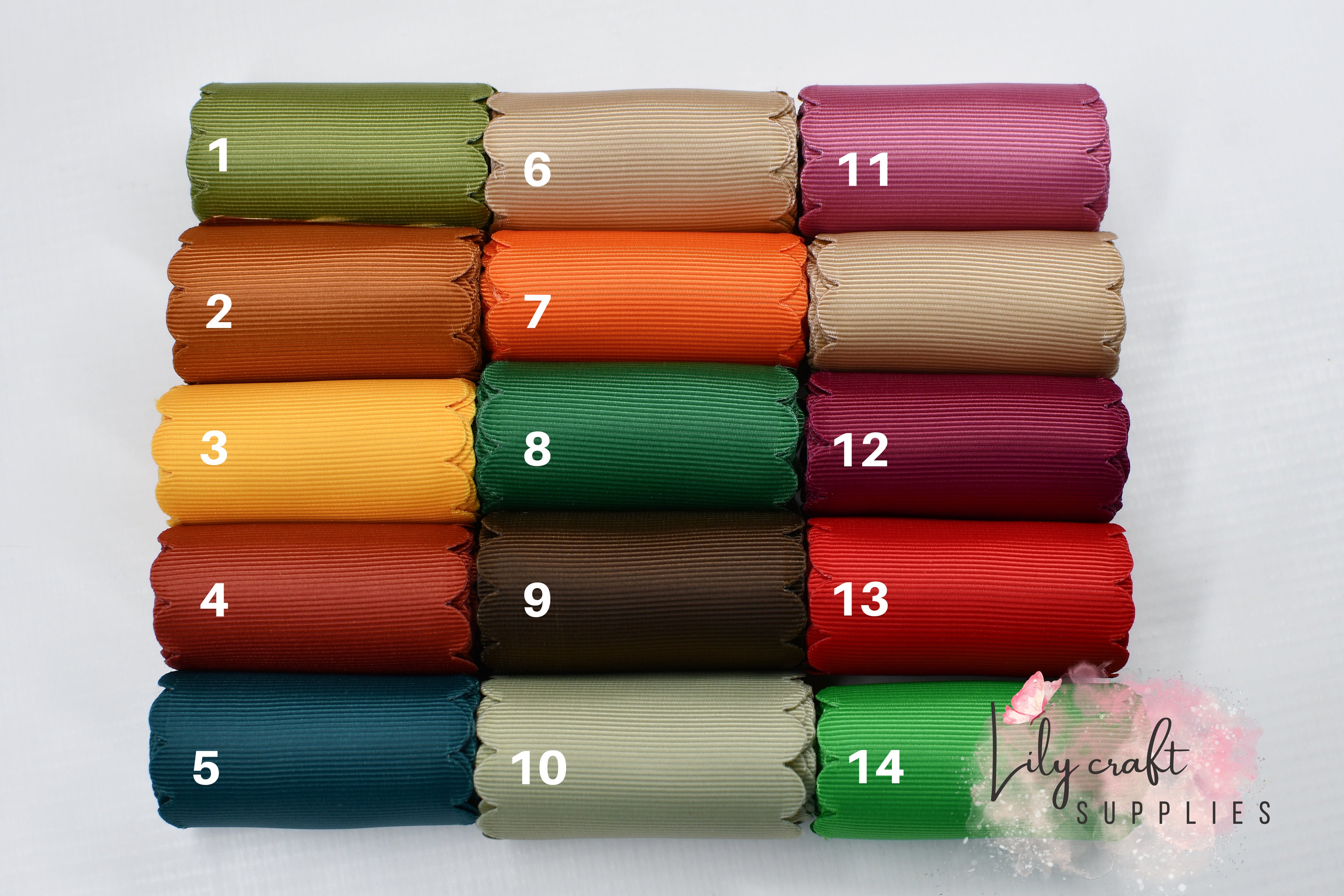 2.24"-2.25" Fall Colors - Scalloped