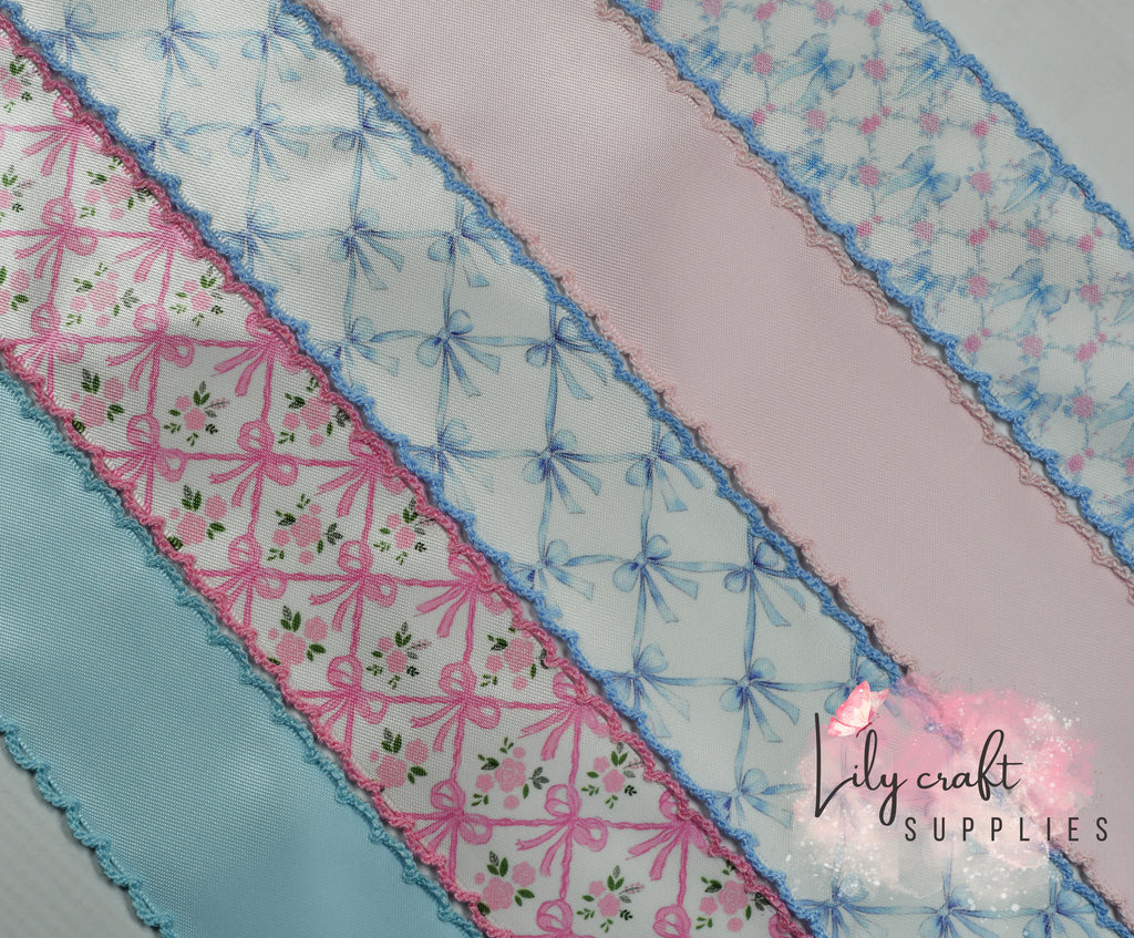 Coquette and floral Satin