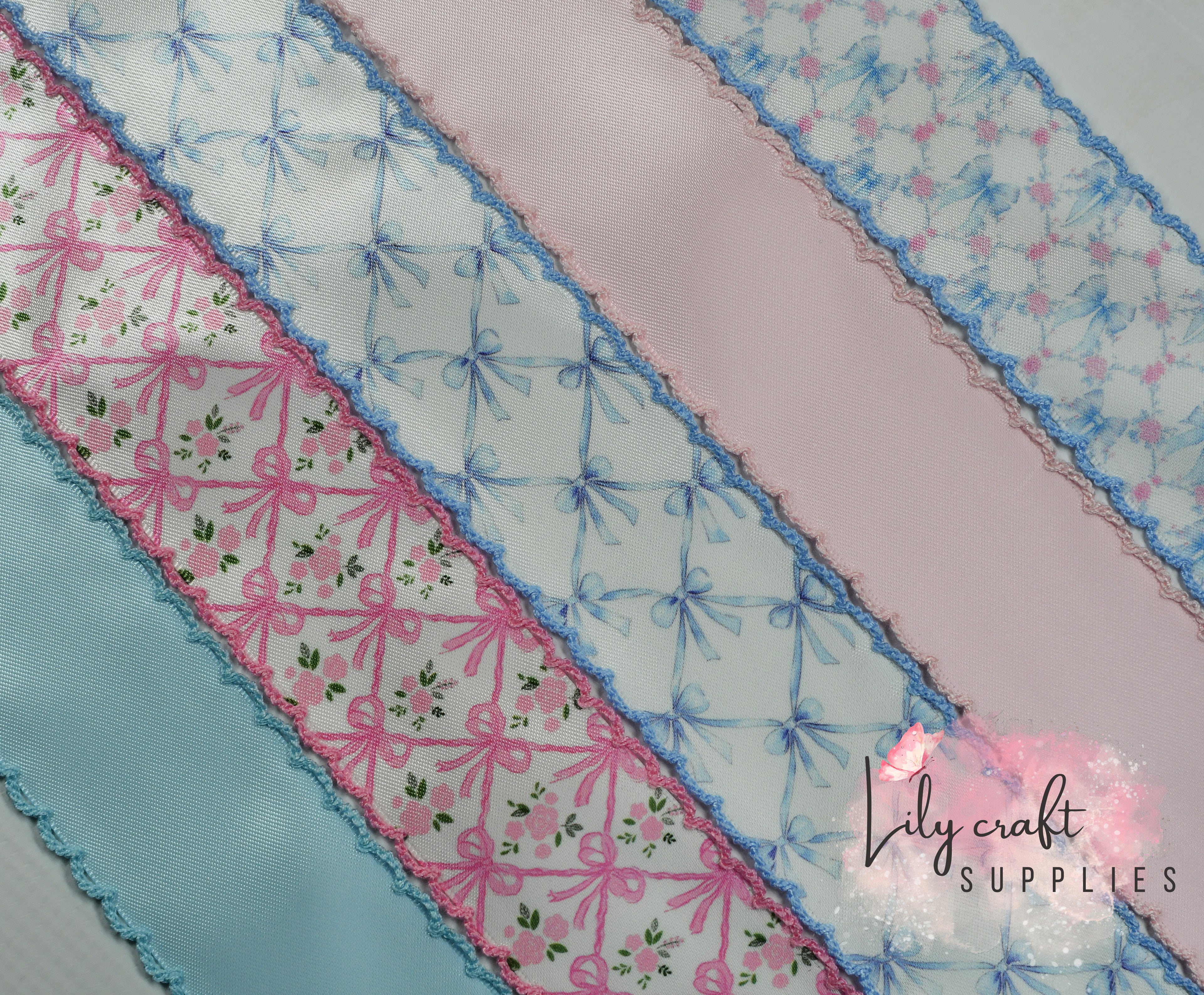 Coquette and floral Satin