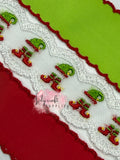 Pre order Lace - 1.5” Christmas elf Lace  (Read description before buying)
