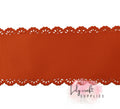 Mandarin orange- Lace scalloped