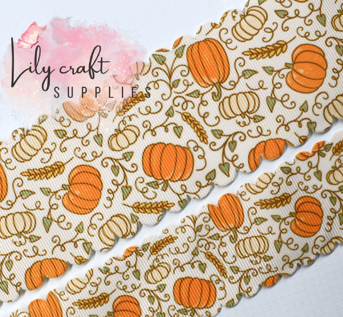 New color/batch! - Pumpkin scalloped