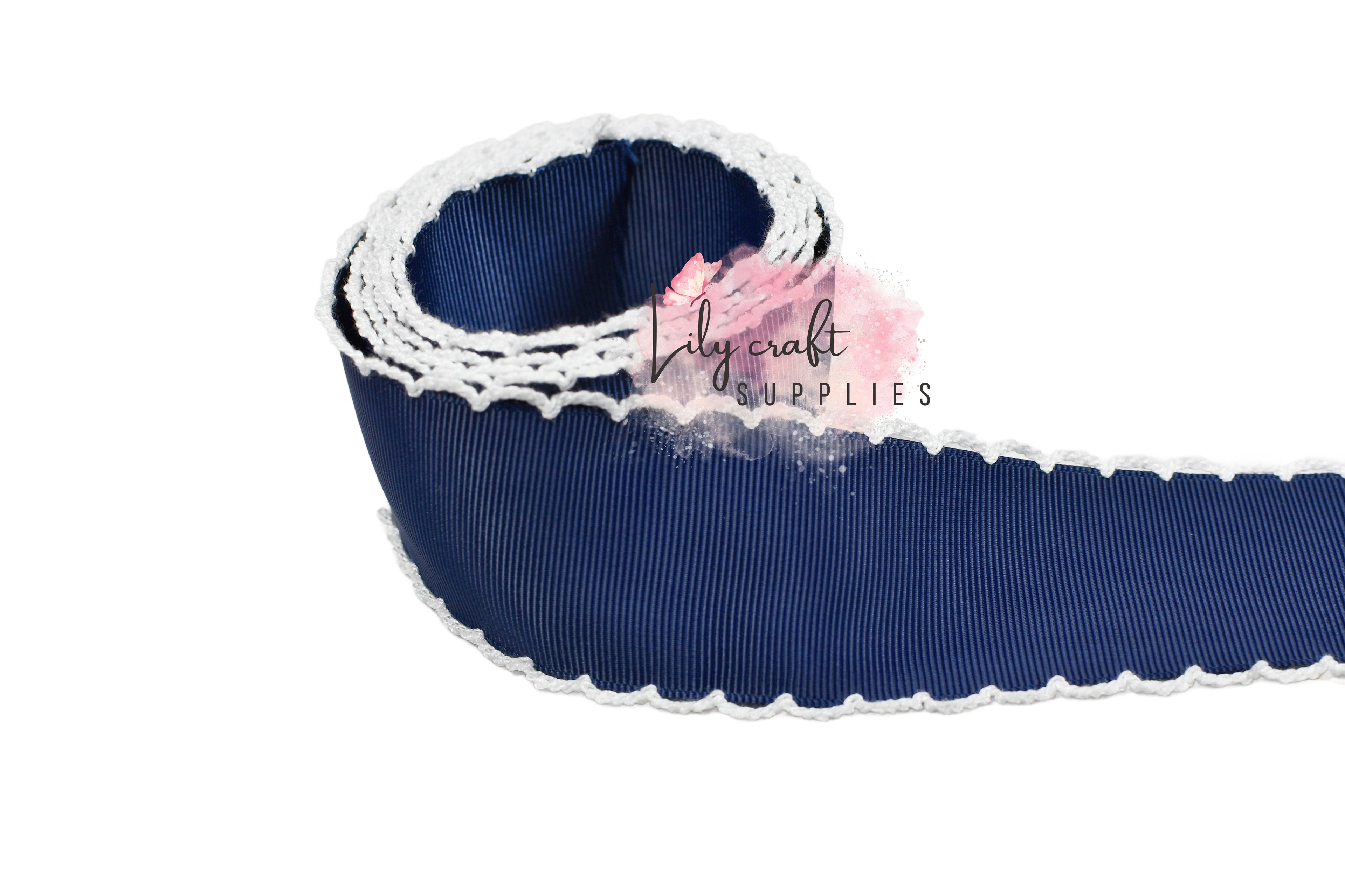 Navy Moonstitch