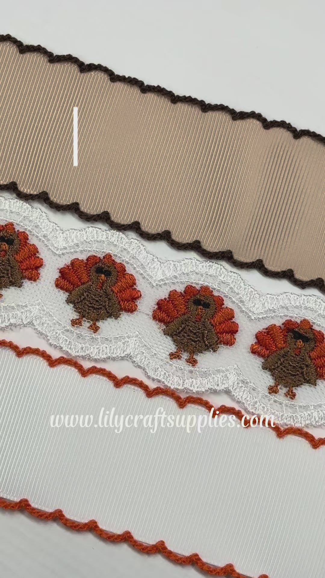 Pre order Lace - 1.5” Turkey (Read description before buying)